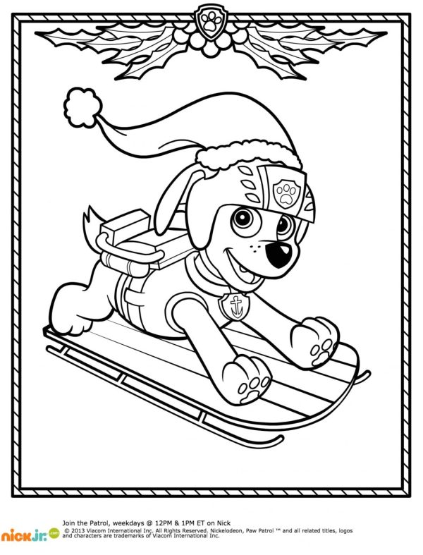 PAW Patrol Holiday Coloring | Nick Jr.