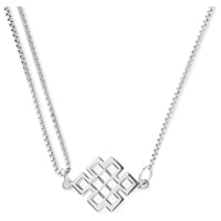 Endless Knot Pull Chain Necklace