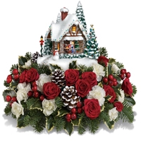  Thomas Kinkade’s a Kiss for Santa