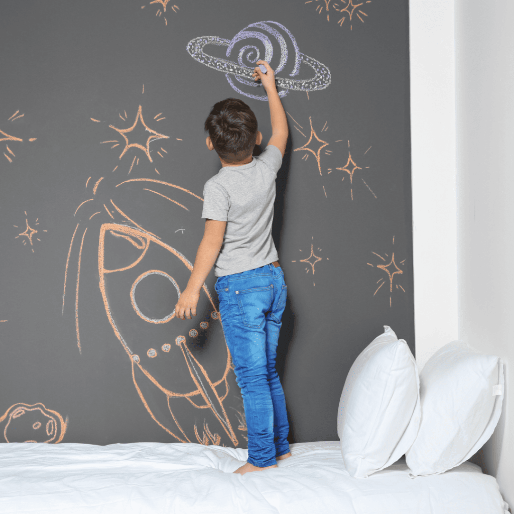 The Review Wire_Simple DIY Projects 20 Ideas You Can Complete Today_Chalkboard Painted Wall