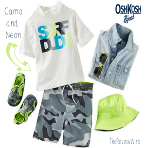 OshKosh camo and neon