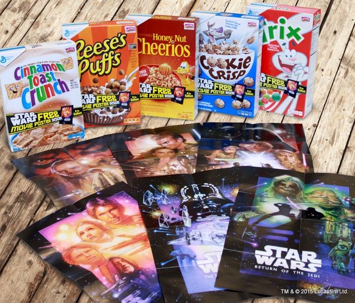 General Mills Star Wars Posters