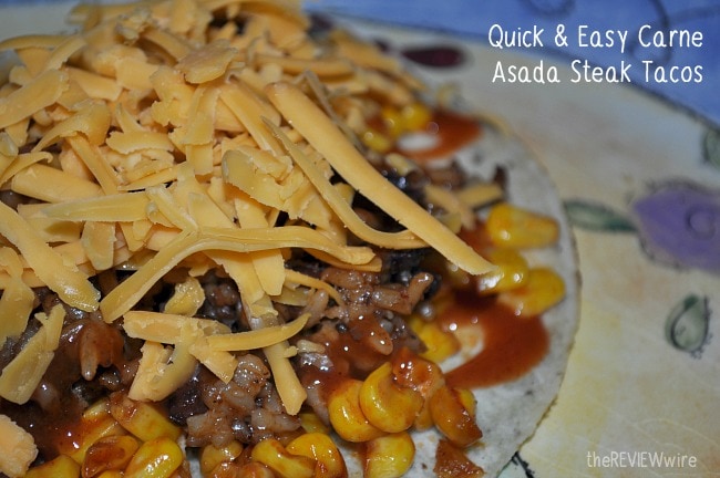 Quick & Easy Carne Asada Steak Tacos