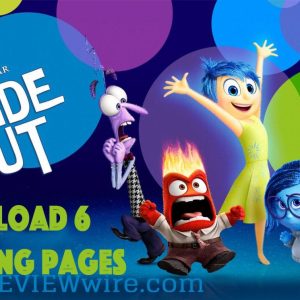 6 INSIDE OUT Coloring Pages