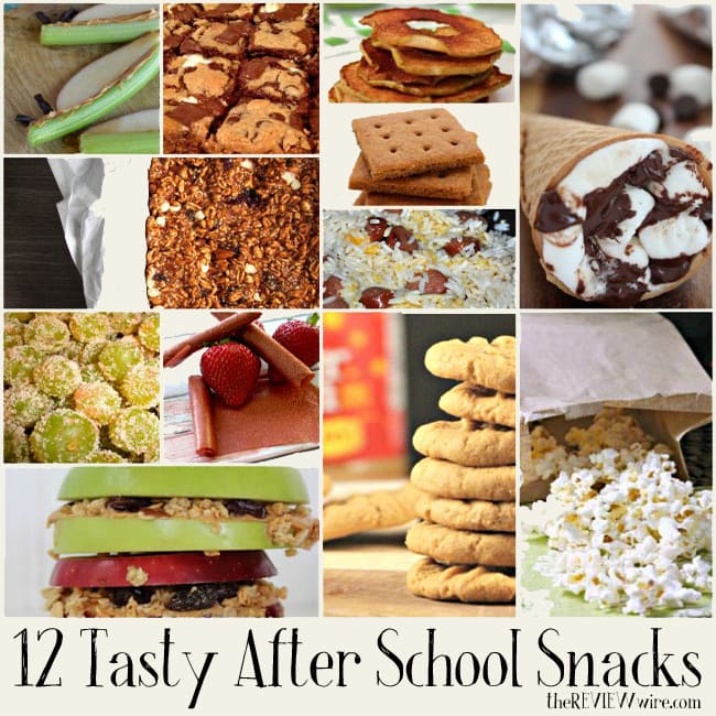 12 Tasty After School Snacks