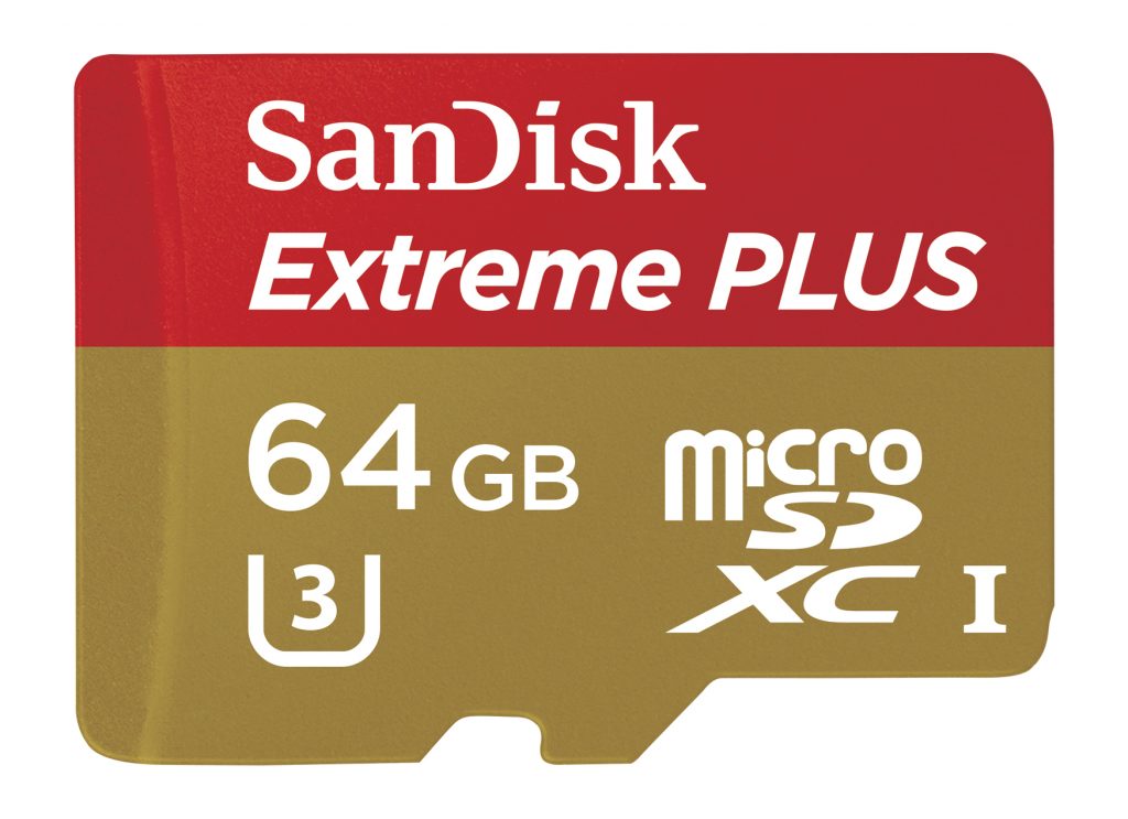 SanDisk - Extreme PLUS 64GB microSDXC UHS-3 Class U-3 Memory Card