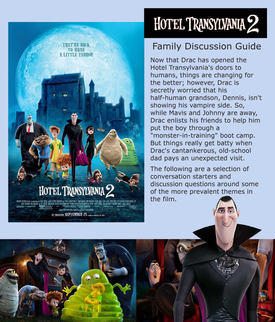 Hotel Transylvania 2 Family Discussion Guide