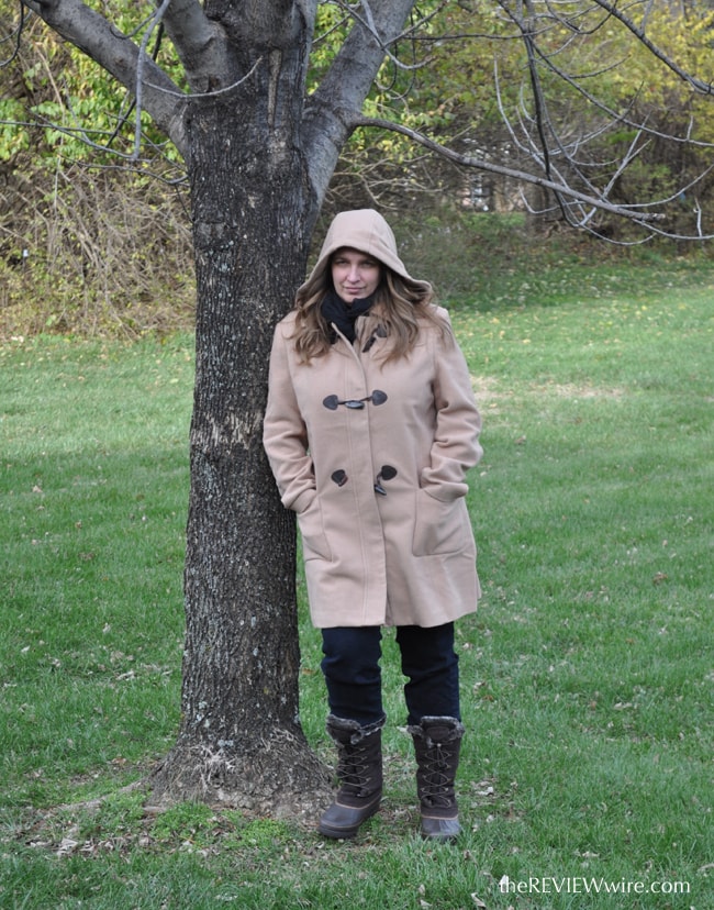 Stay Warm this Winter with Chadwicks of Boston; Hooded Wool Toggle Coat