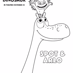 Good Dino Coloring Page