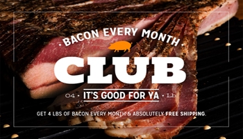 Tender Belly Bacon of the Month