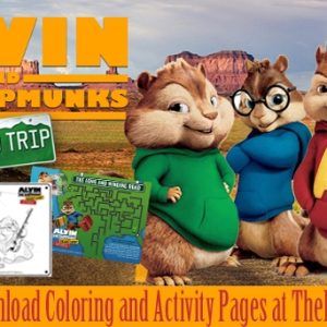 Alvin and The Chipmunks Printable Activities