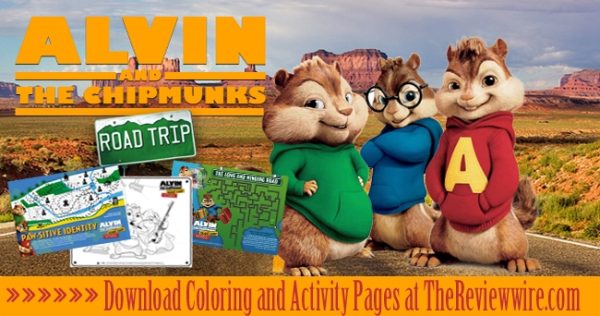 Alvin and The Chipmunks Printable Activities