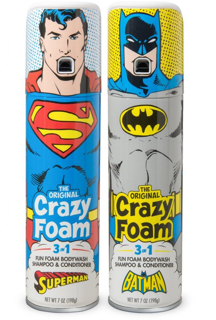 Crazy Foam Justice League Superman and Batman