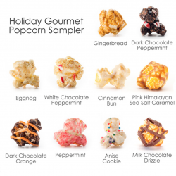 King of Pop Holiday Gourmet Popcorn Sampler