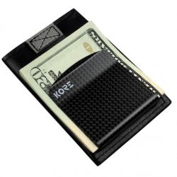 Kore Slim Wallet + Carbon Fiber Money Clip