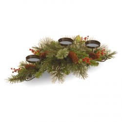 National Tree Company Wintry Pine Collection Centerpiece