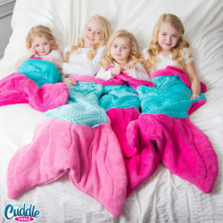 FinFun Mermaid Blanket for Adults & Kids