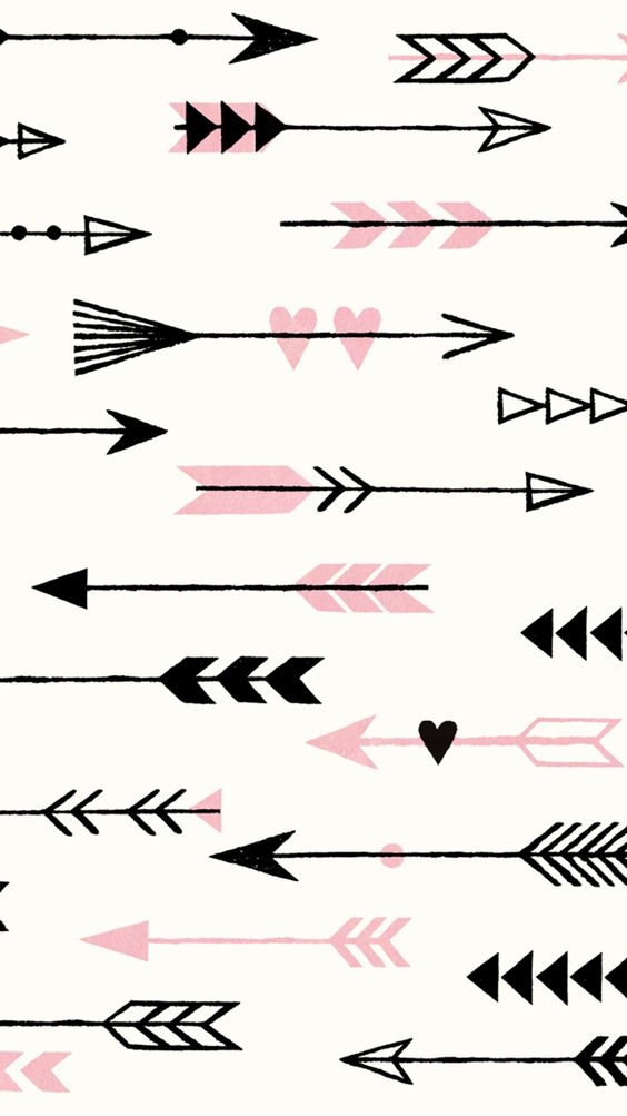 10 Valentine iPhone Wallpapers - Arrow Hearts