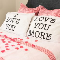 I Love You & Love You More Pillowcase Pair