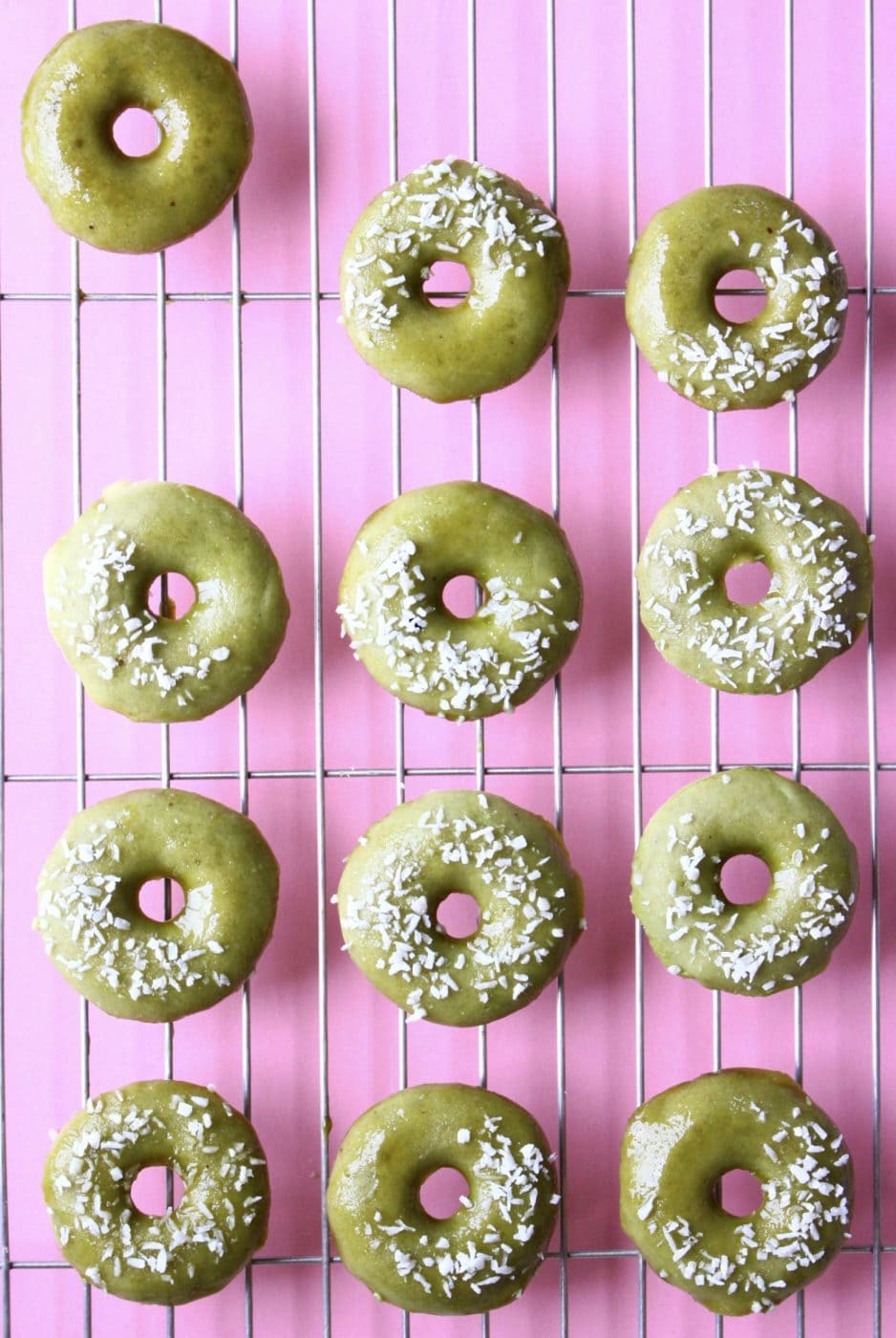 Rhian's Recipes: Vegan Matcha Baked Donuts (GF)