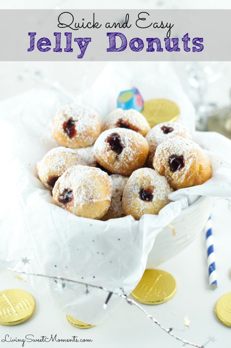 Living Sweet Moments: Quick Jelly Donut