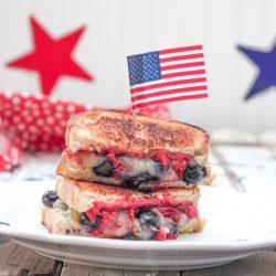 Strawberry & Blueberry Grilled Cheese