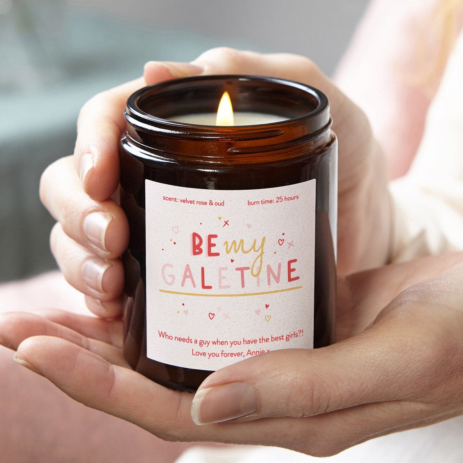 Galentine's Day Candle