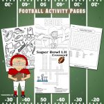 Printable Football Activity Pages Football Activity Pages