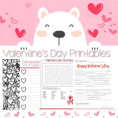 Valentine’s Day Printables for Kids & Adults