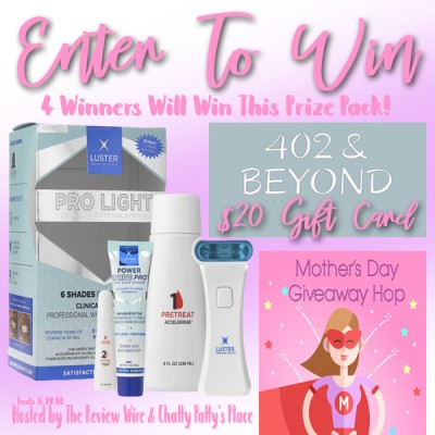 Mother’s Day Hop: Luster Pro Light Dental Whitening System and $20 402&Beyond Gift Card | OVER