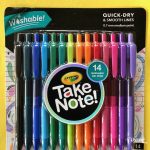 Crayola Take Note! Gel Pens 14 Count