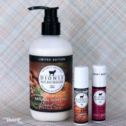 Dionis Natural Goat Milk Skincare Limited Edition Fall Scents