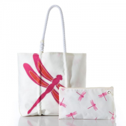 Pink Dragonfly Cure Tote