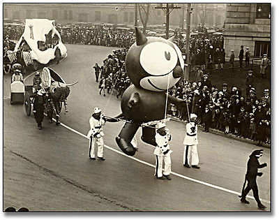 Felix the Cat Ballon in Macy's Parade