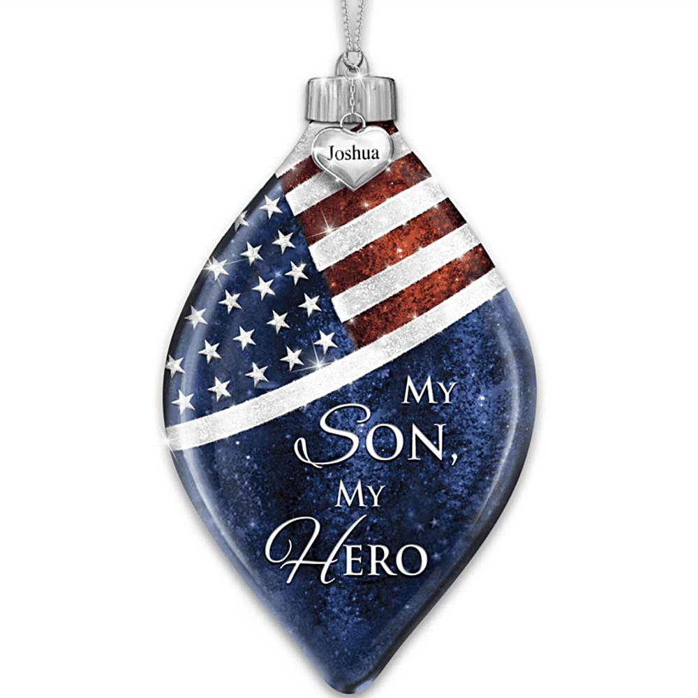 The Review Wire: The Bradford Exchange Personalized Gifts: My Son, My Hero Illuminated Personalized Ornament