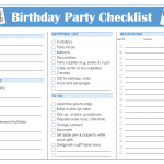The Review Wire - Birthday Party Checklist