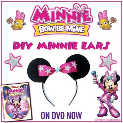 Minnie: Bow Me Mine DVD + Minnie Ears Craft