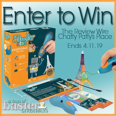 Day 4 of the 12 Days of Easter Giveaways: 3Doodler Start Essentials 3D Pen Set | OVER