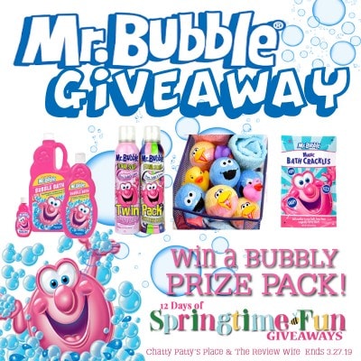 Day 2: #12DaysOfGiveaways: Mr. Bubble Prize Pack | OVER