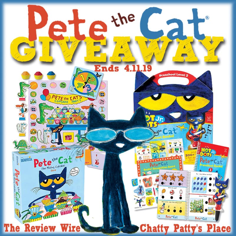 The Review Wire: Pete the Cat Giveaway. Ends 4.11.19