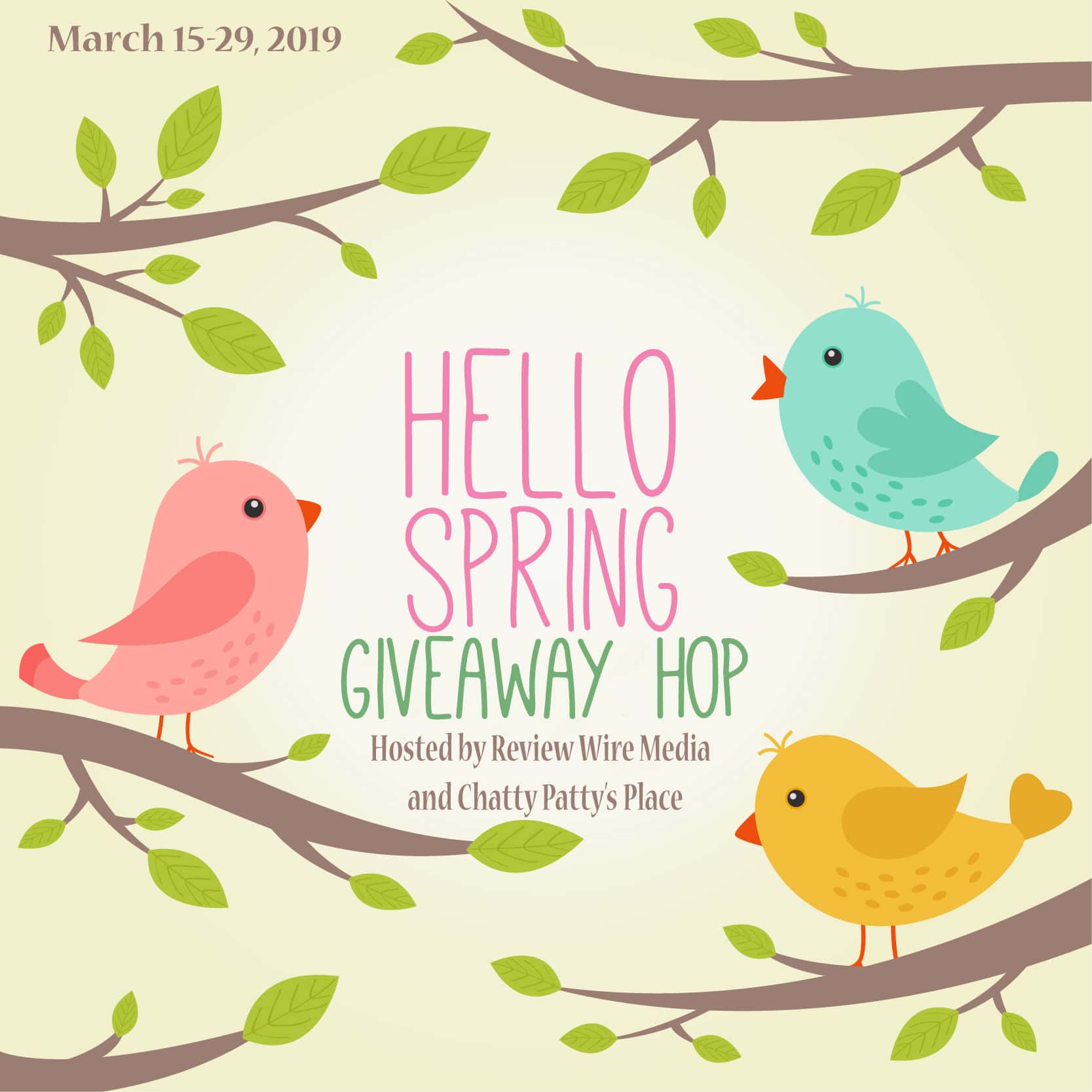 The Review Wire: Hello Spring Giveaway Hop. Ends 3.29.19