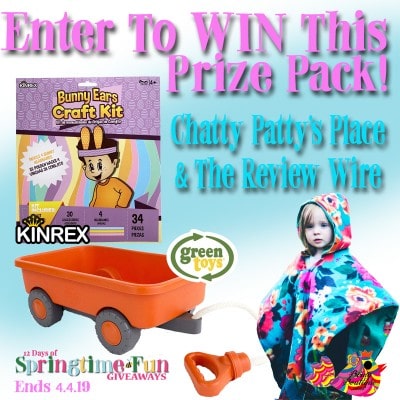 Day 8 #12DaysOfGiveaways: Green Toys Wagon + Car Seat Poncho + Easter Craft Kit | OVER