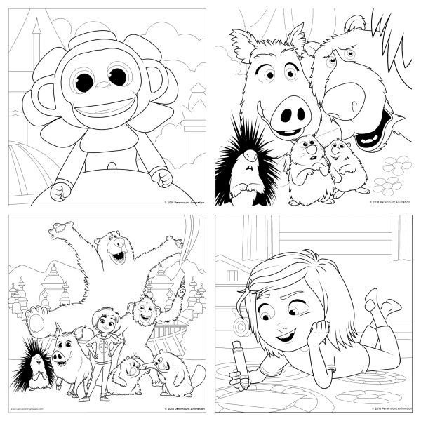 The Review Wire: Wonder Park Coloring Pages