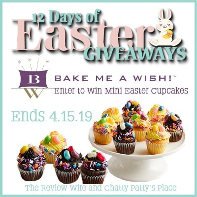 Day 9 of 12 Days of Giveaways: Mini Easter Cupcakes from Bake Me A Wish | OVER