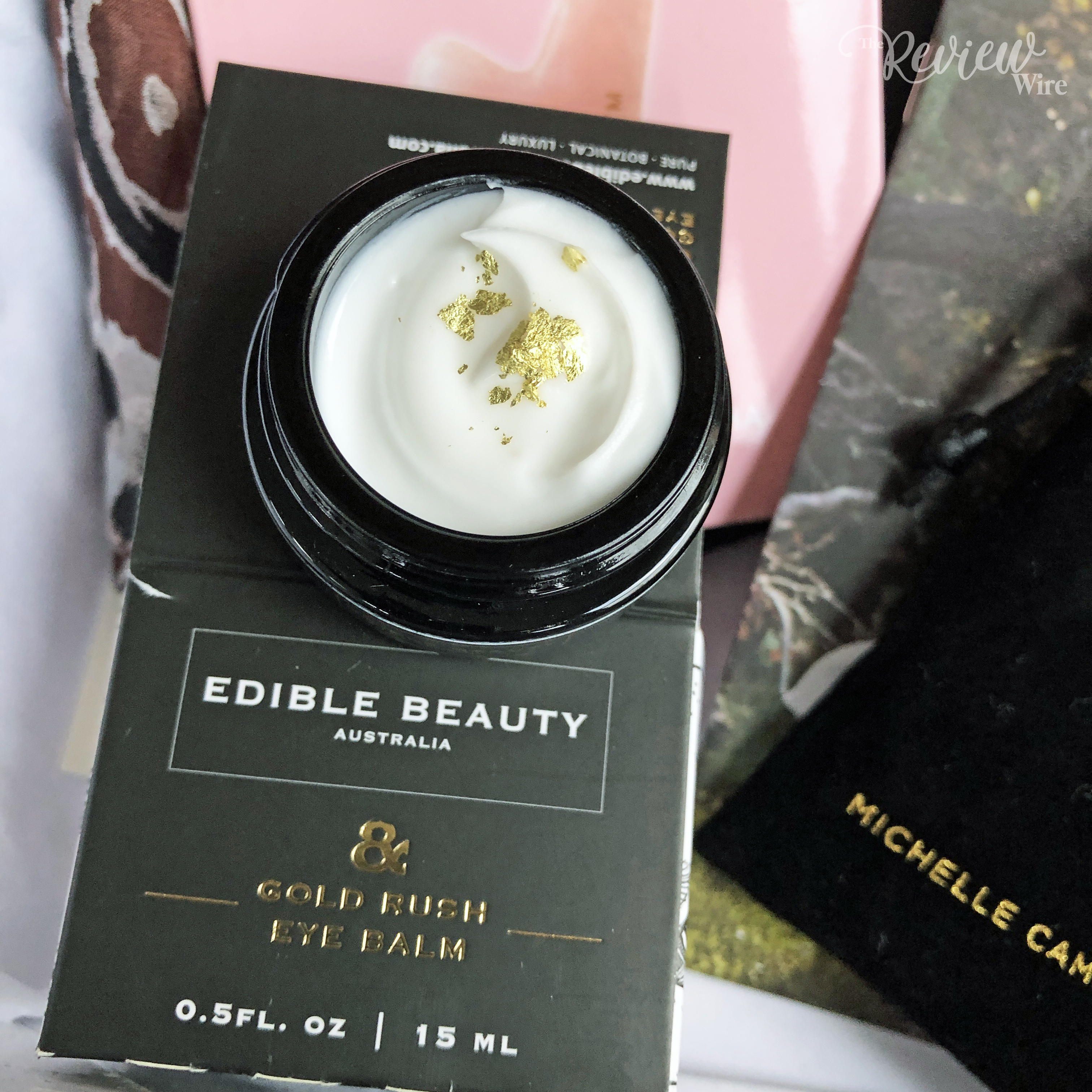 The Review Wire: Spring 2019 Rachel Zoe’s Box of Style Video Unboxing - Edible Beauty Gold Rush Eye Balm