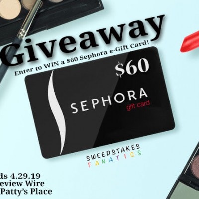 April Showers Hop: $60 Sephora Gift Card  Giveaway | OVER