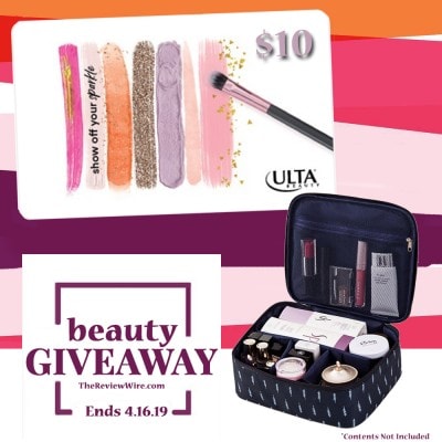 Rain Rain Go Away Hop: Makeup Bag + $10 Ulta eGift Card Giveaway | OVER