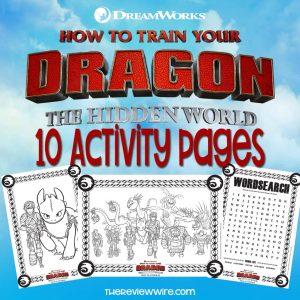 The Review Wire How To Train Your Dragon: Hidden World Activity Pages