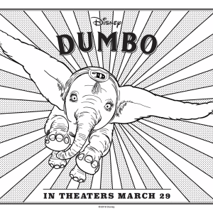 Dumbo Coloring Sheet