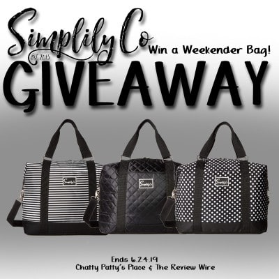 #12DaysOfGiveaways // Day 6 // Simplily Co. Large Weekender Bag Giveaway | OVER